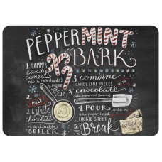 The Holiday Aisle Peppermint Bark Kitchen Mat THDA1758